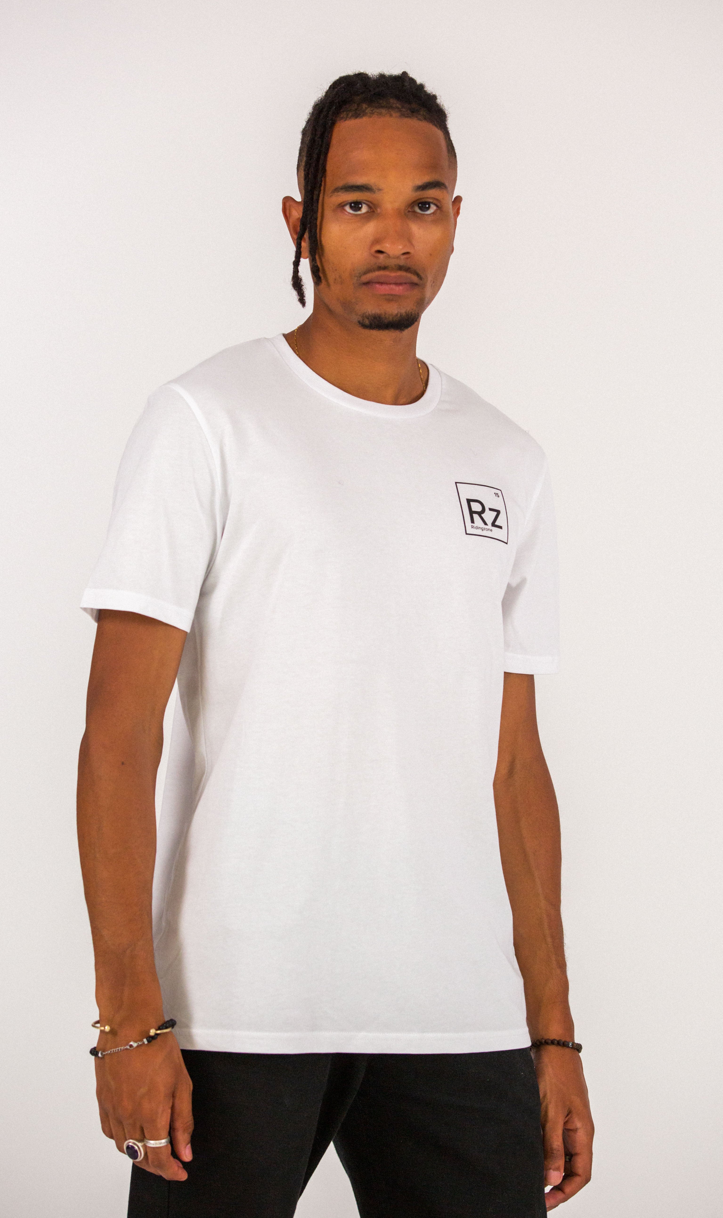 T-shirt RZ blanc "Born To Ride" + Molécule