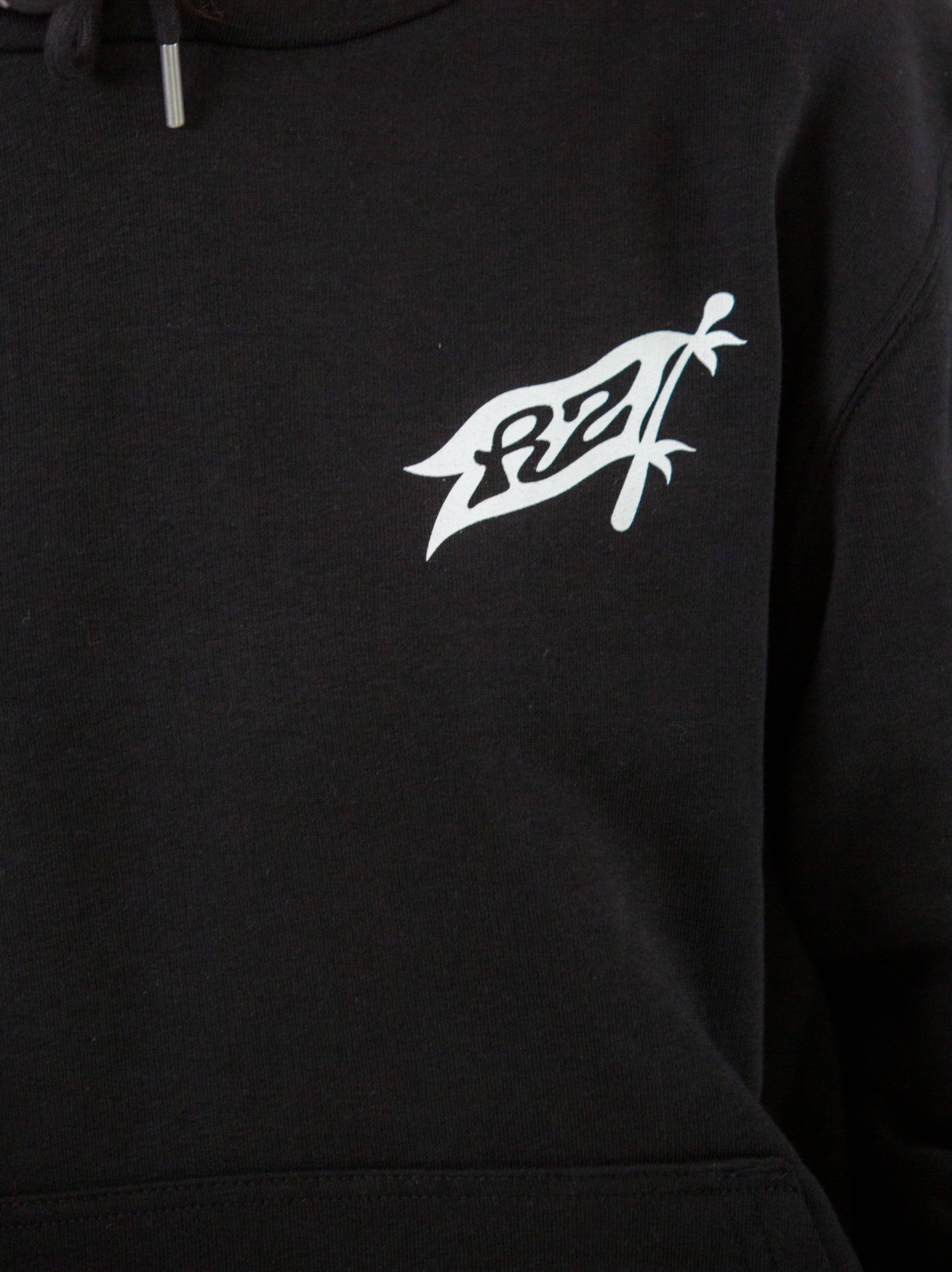 Hoodie noir Riding zone