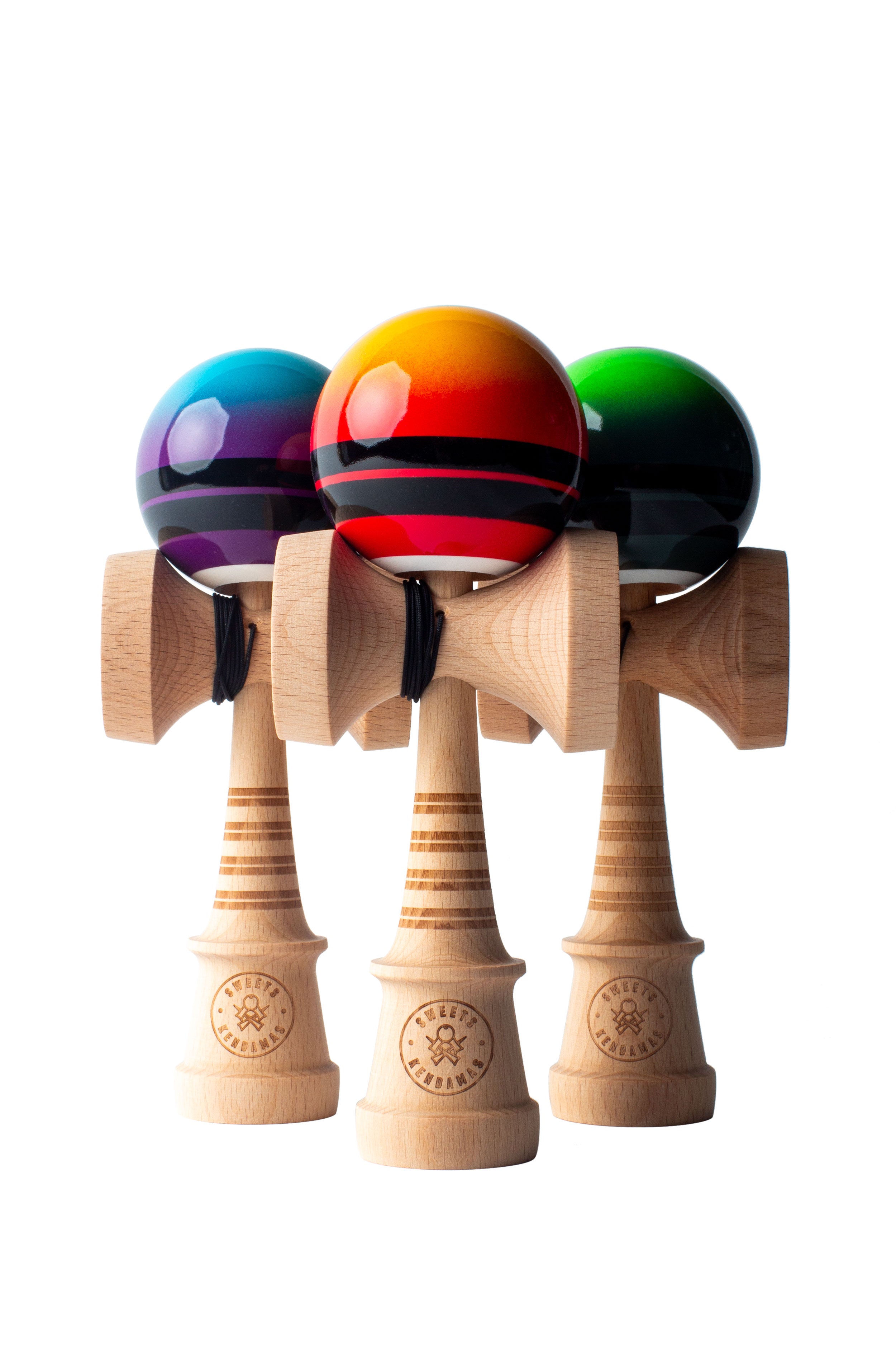 Kendama Double Fade Stripe - Rouge