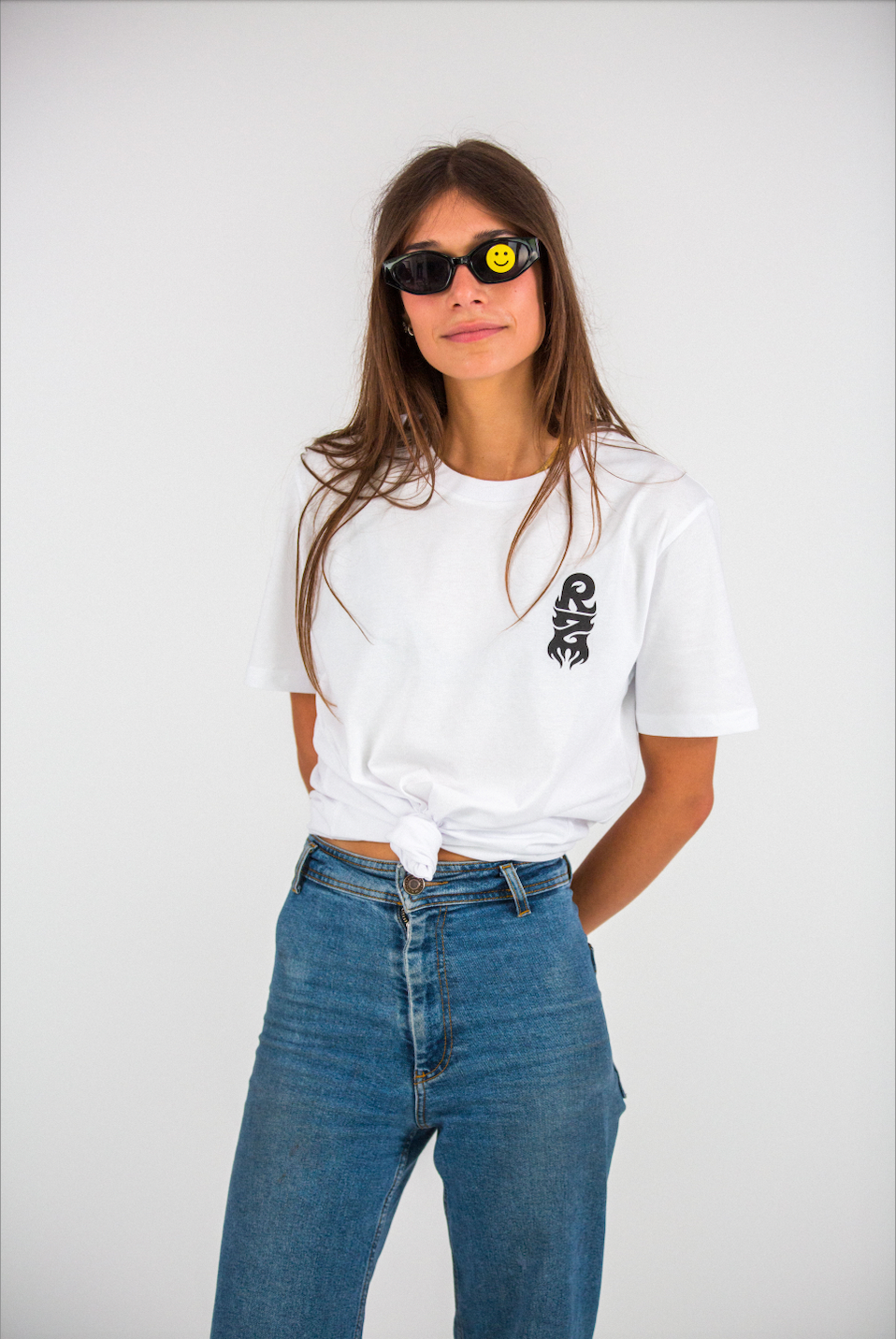 T-shirt RZ blanc "Born To Ride" + Molécule