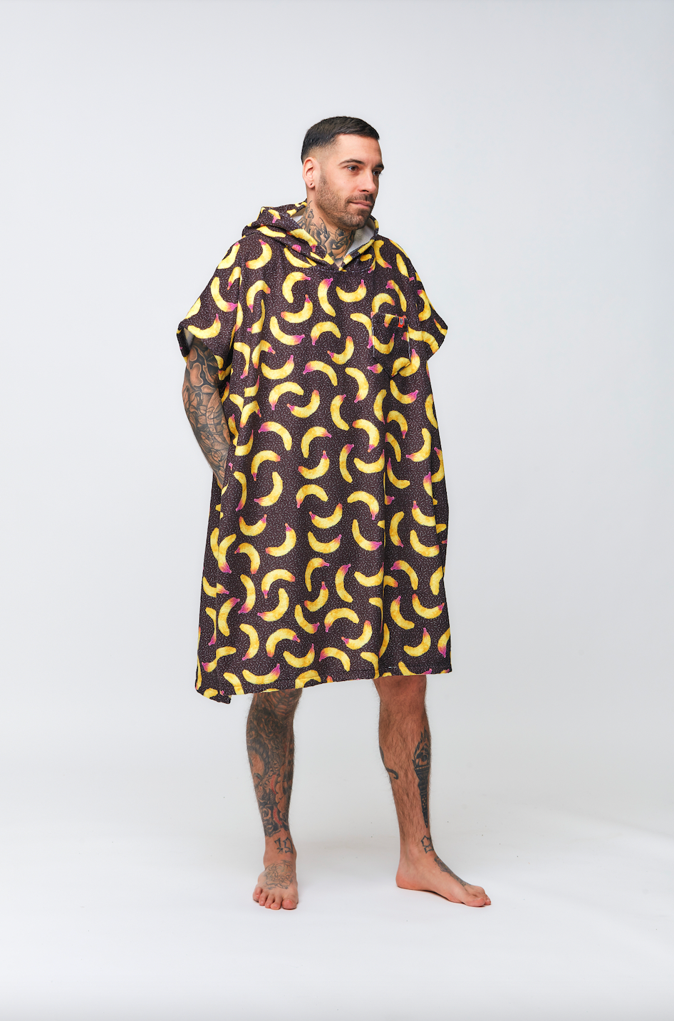 Poncho - Banana Stains Noir