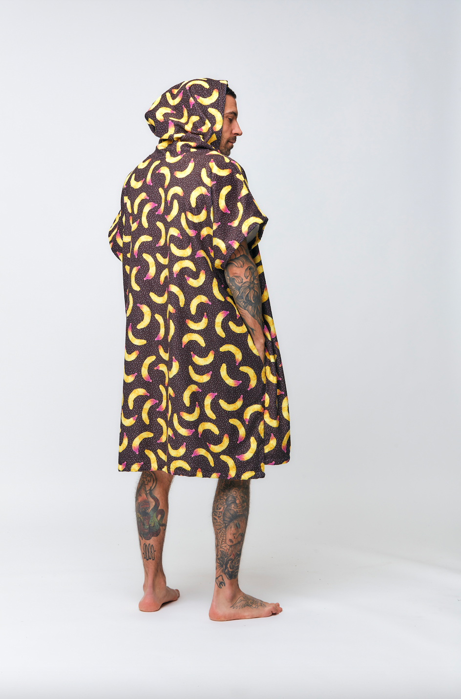 Poncho - Banana Stains Noir