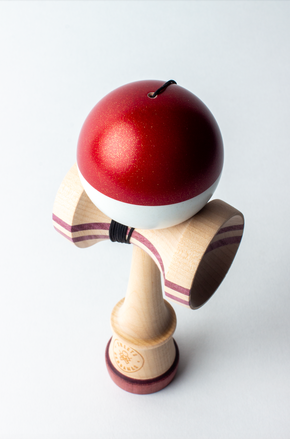 Kendama Lab Custom Bobber - Rouge/Blanc