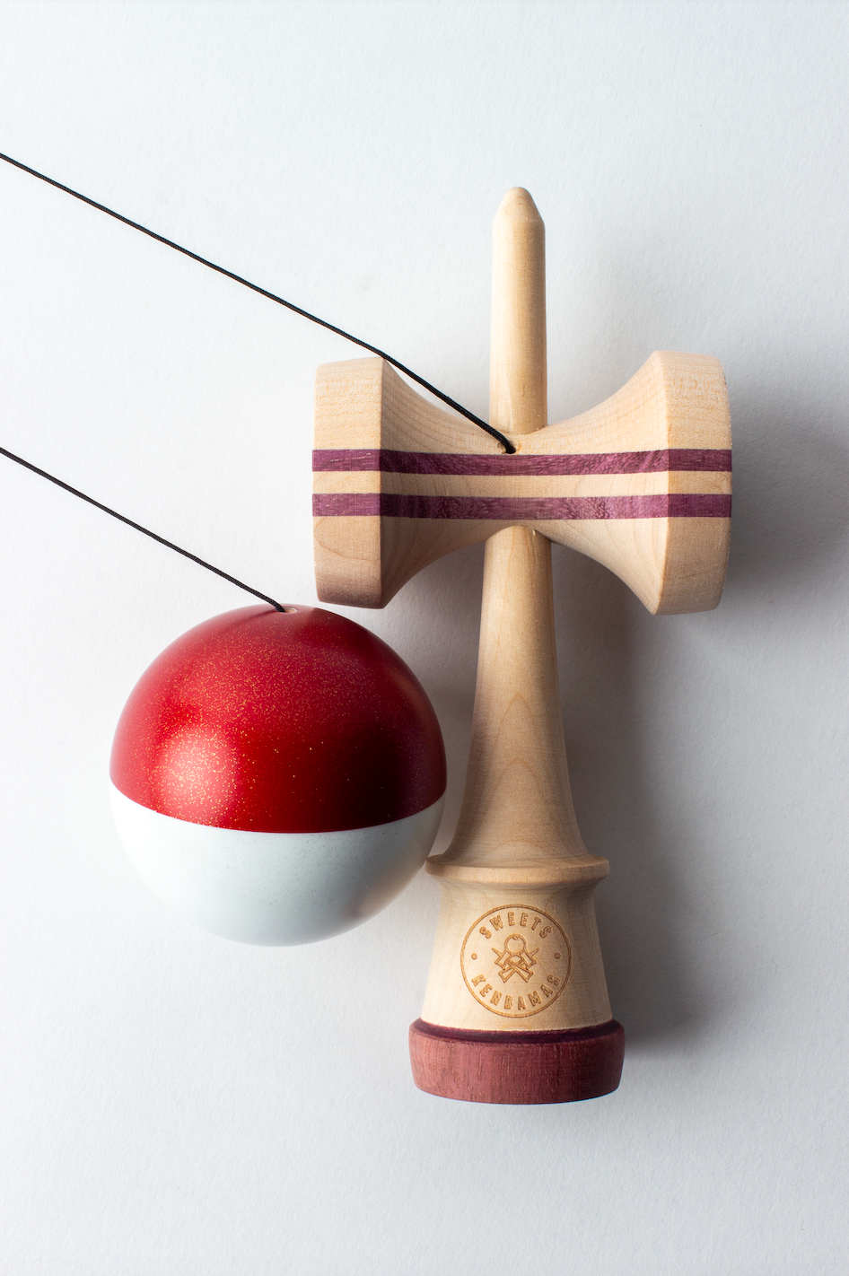 Kendama Lab Custom Bobber - Rouge/Blanc