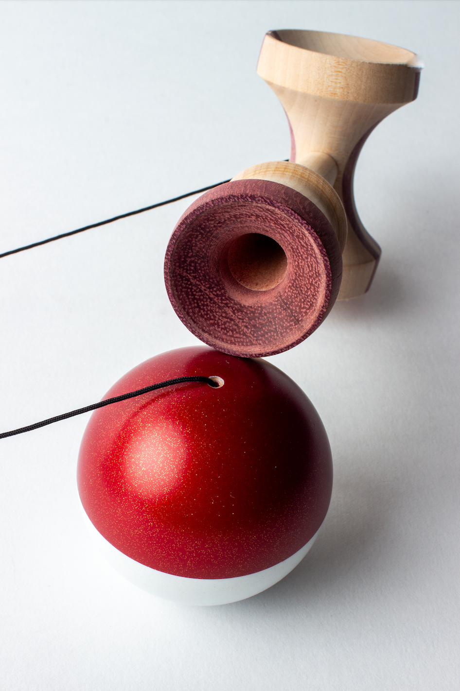 Kendama Lab Custom Bobber - Rouge/Blanc