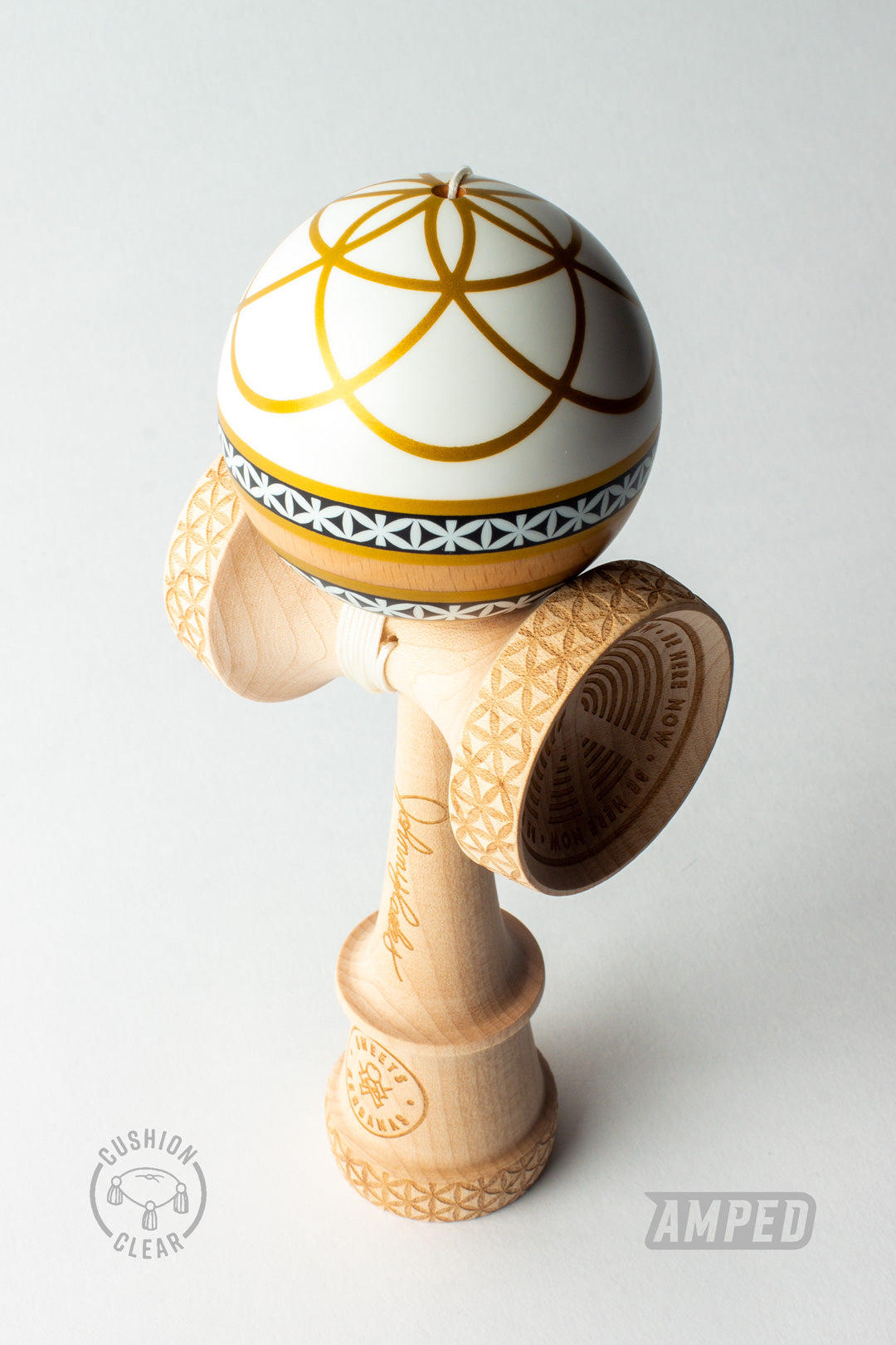 Kendama Pro model Johnny Raekes - Blanc/Or