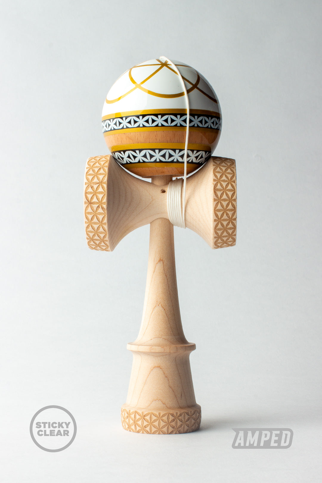 Kendama Pro model Johnny Raekes - Blanc/Or