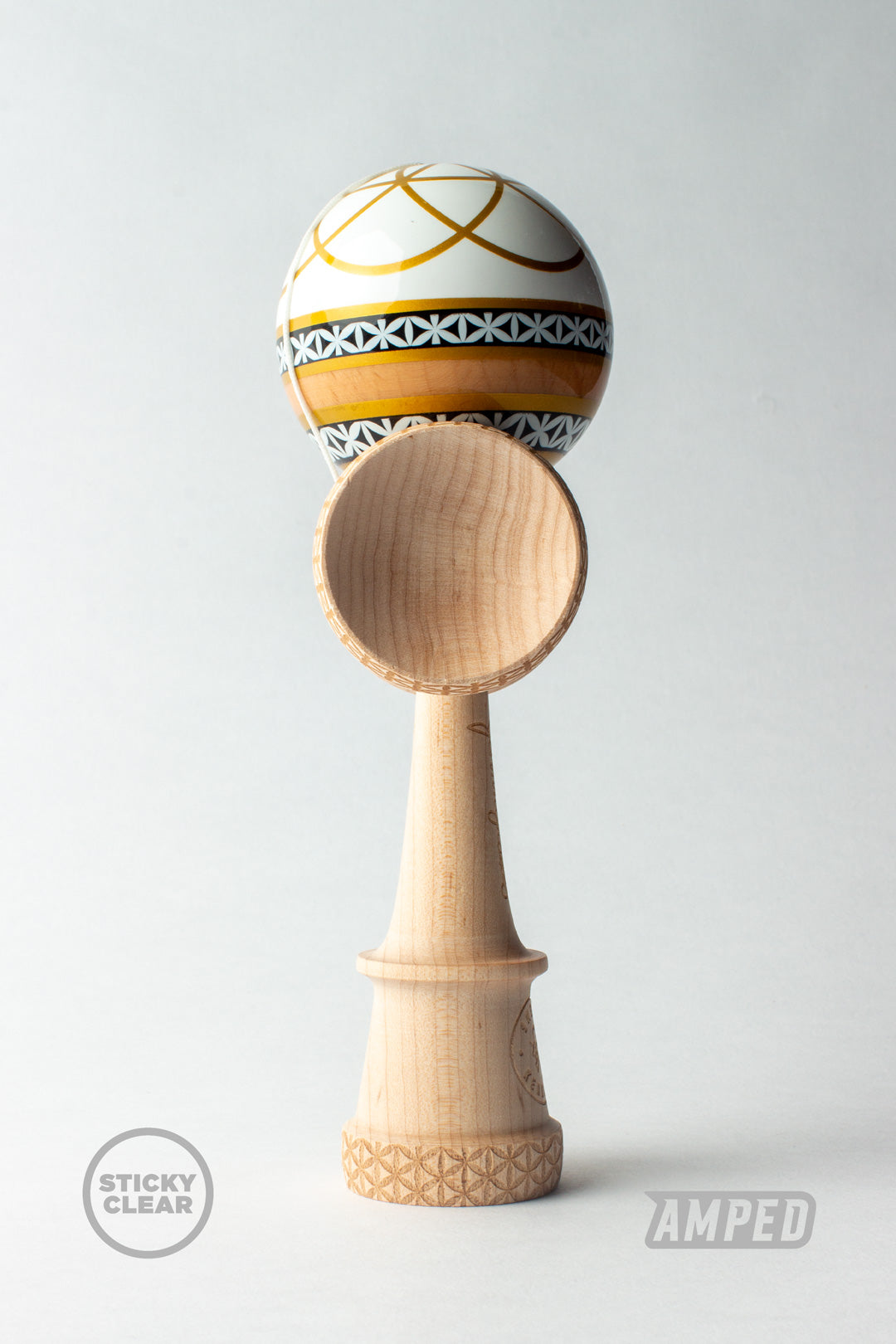 Kendama Pro model Johnny Raekes - Blanc/Or