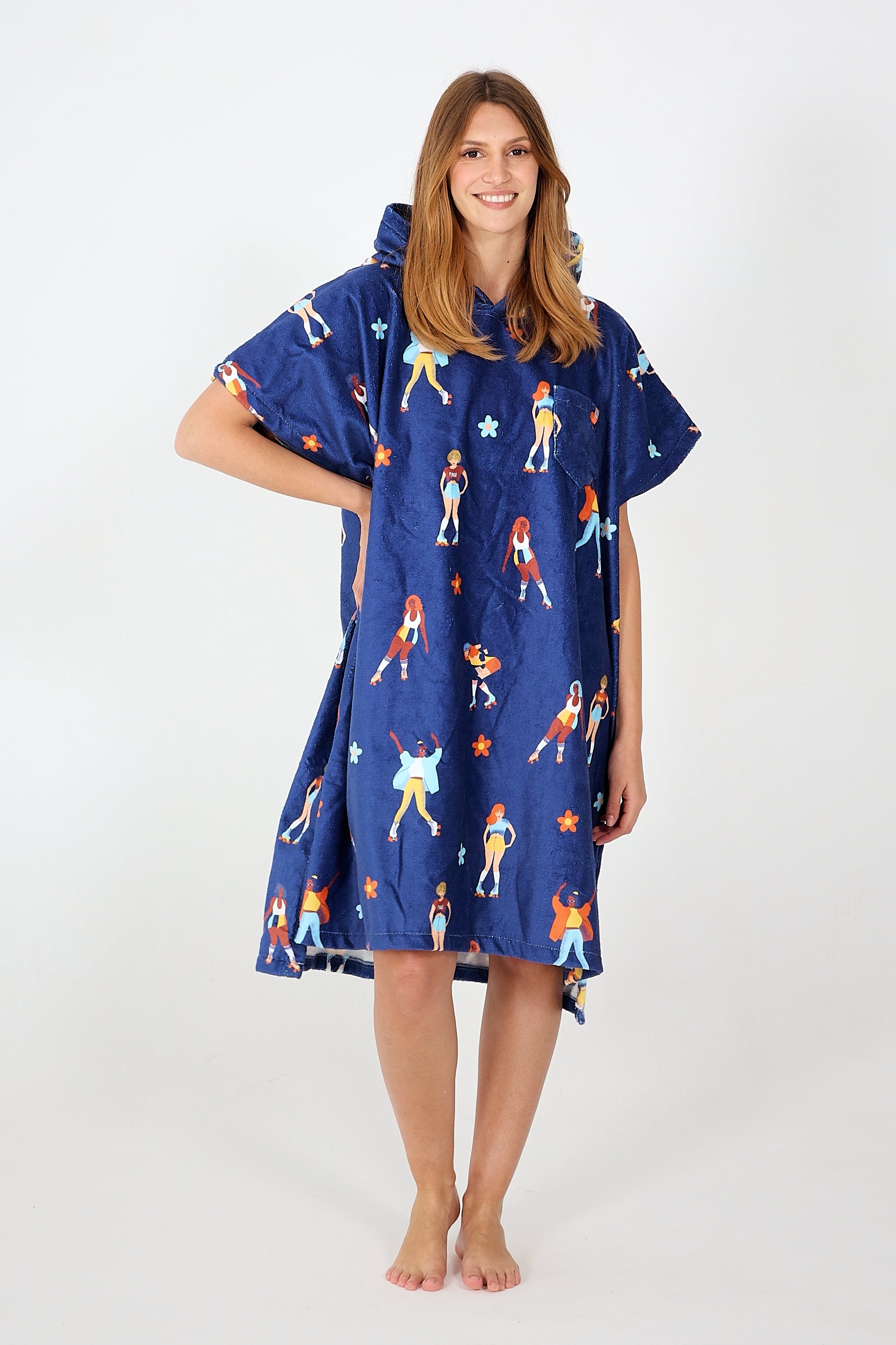 Poncho - QUAD NIGHT BLUE