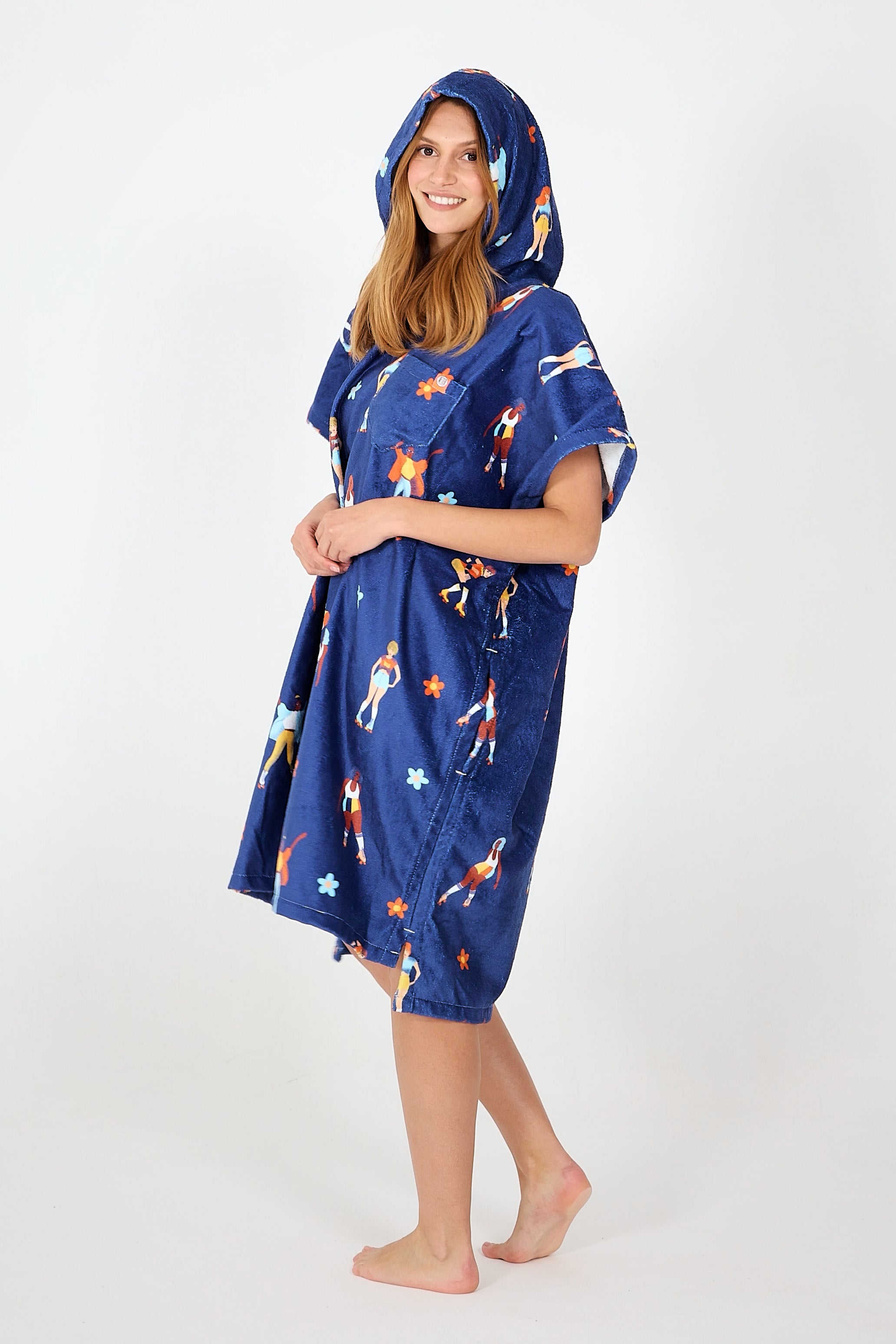 Poncho - QUAD NIGHT BLUE
