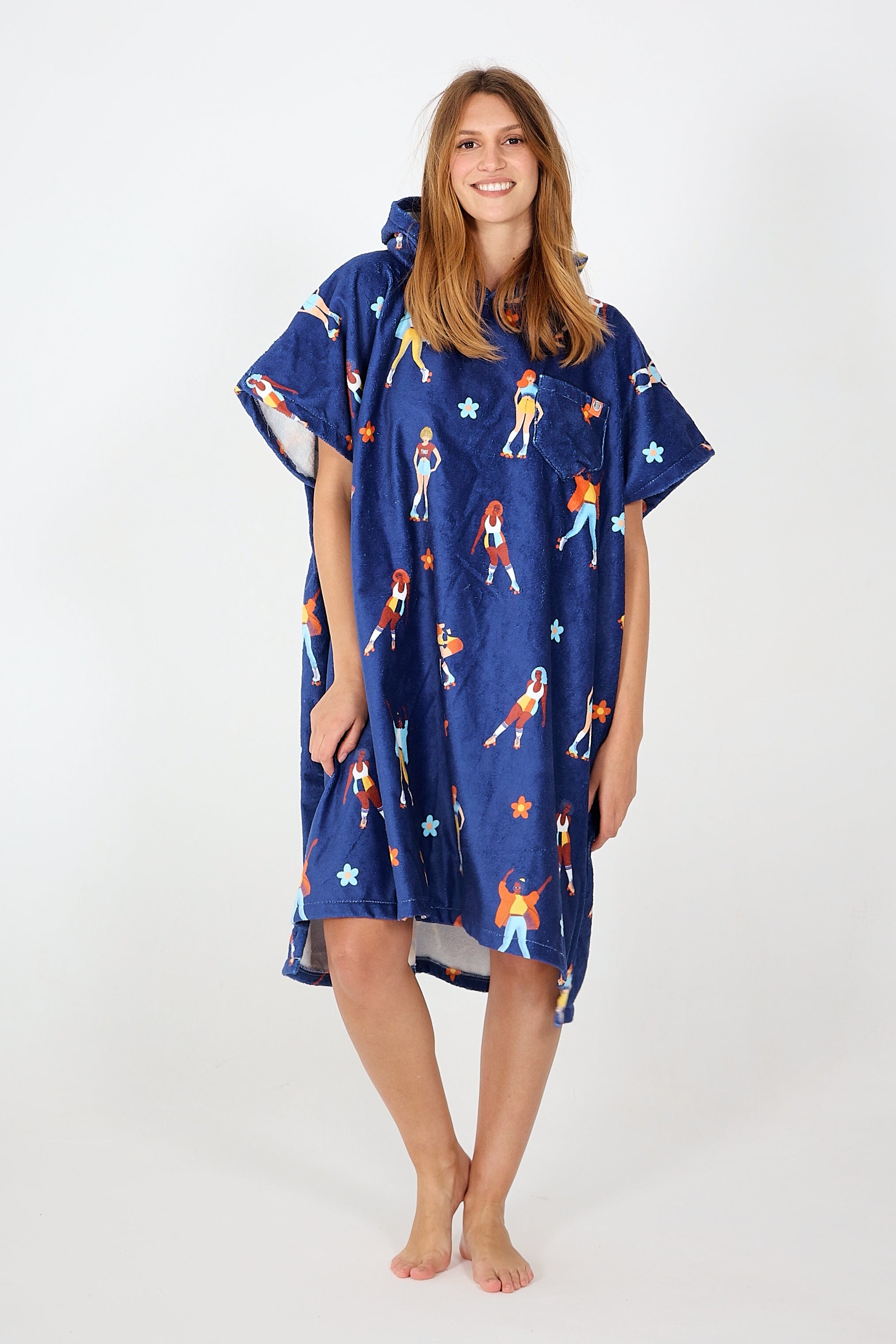 Poncho - QUAD NIGHT BLUE