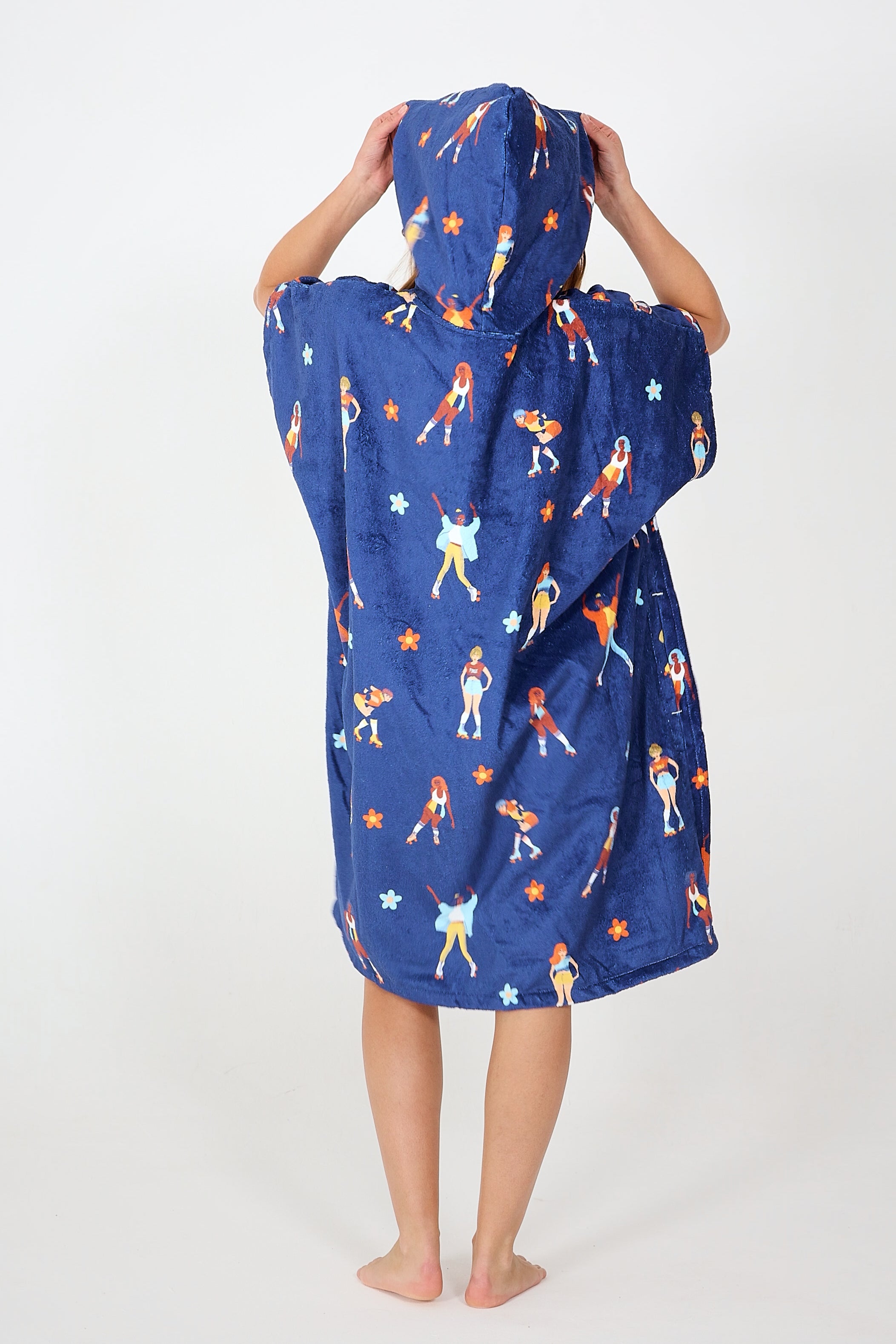 Poncho - QUAD NIGHT BLUE