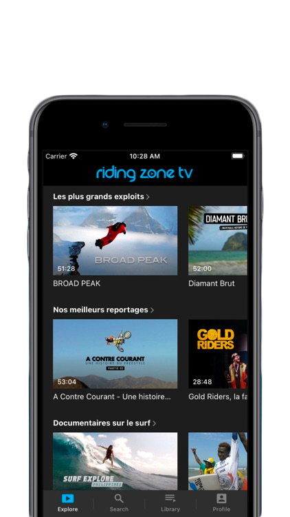 Riding zone TV