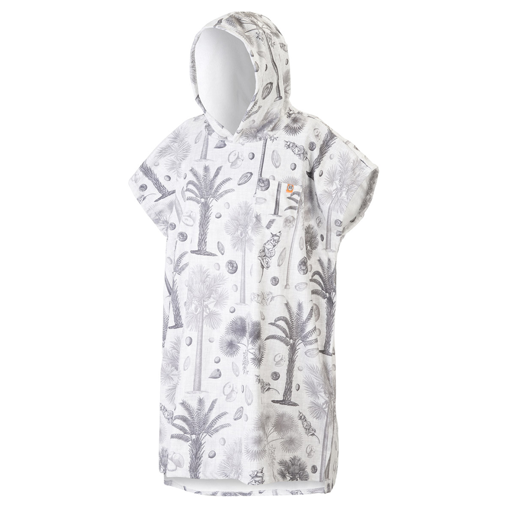 Poncho - BOTANICAL LIGHT GREY
