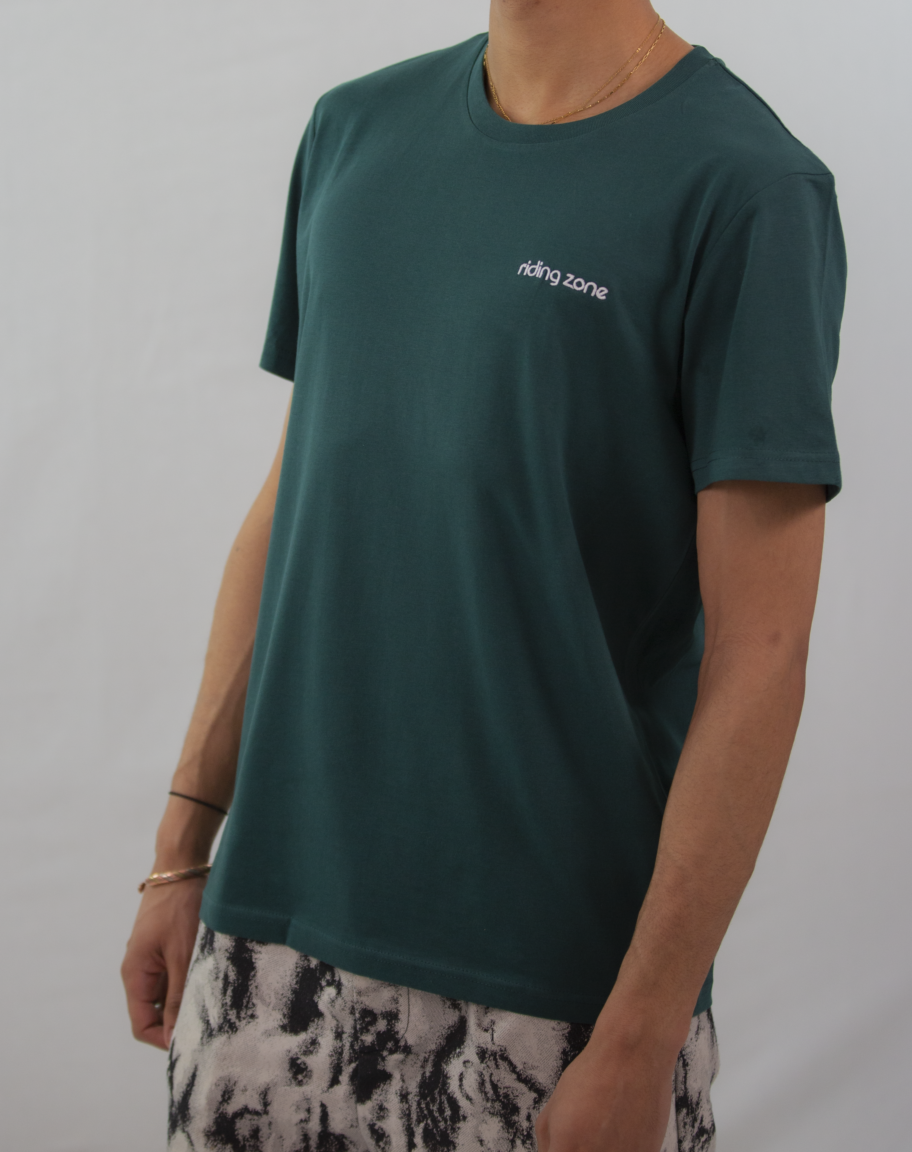 T-shirt brodé - Vert
