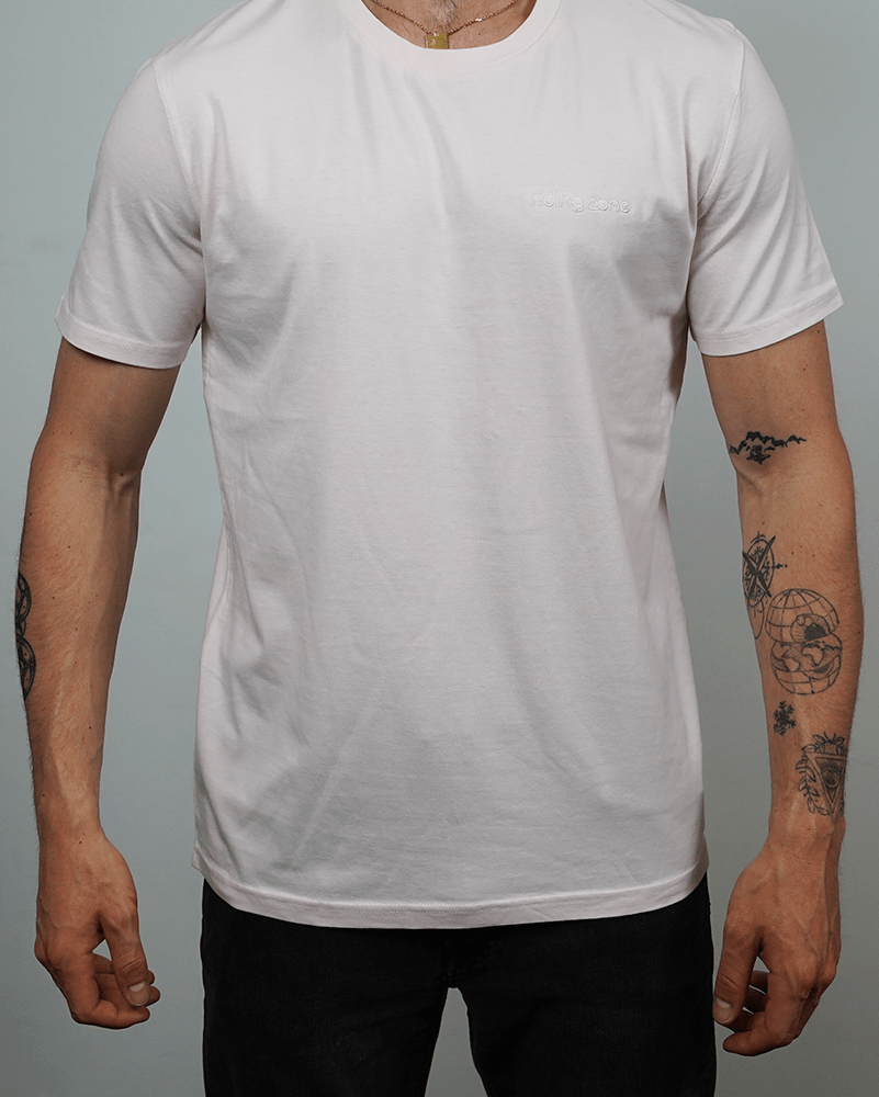 T-shirt brodé - Rose