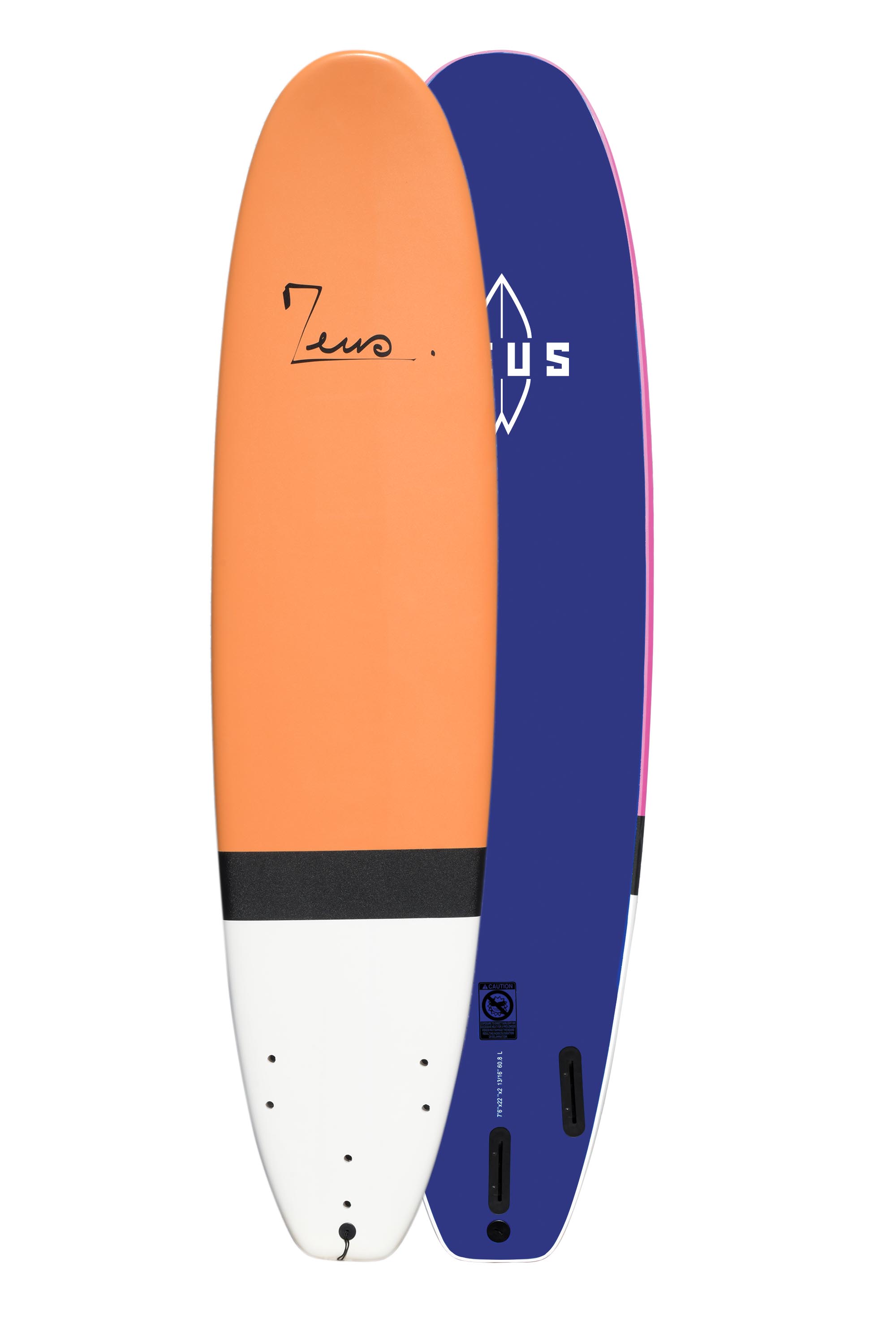 Zeus Surboards Softop Zeus Fuego 7'0