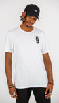 T-shirt RZ blanc "Born To Ride" blanc + noir