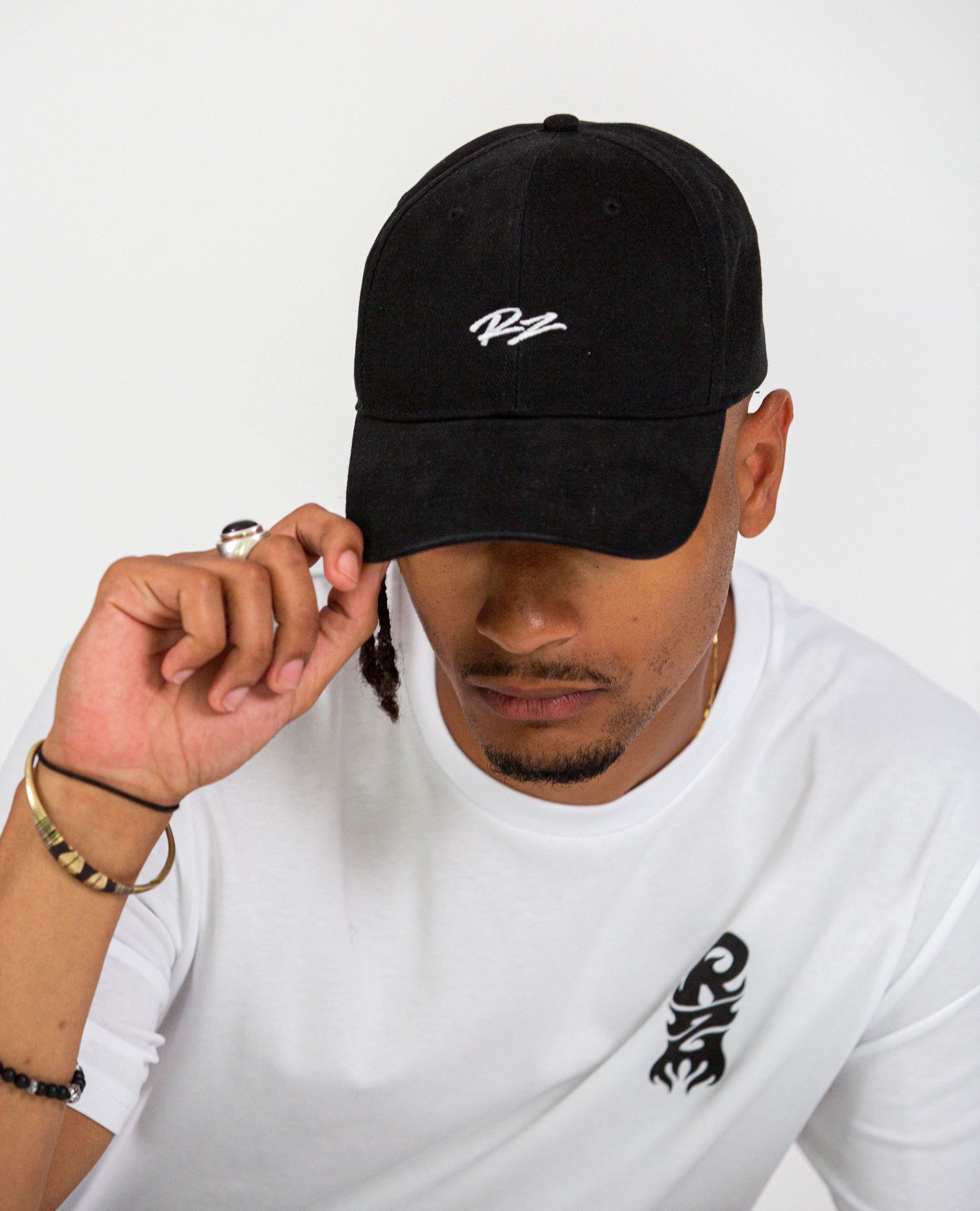 T-shirt RZ blanc "Born To Ride" + Casquette RZ