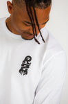 T-shirt manches longues RZ blanc "Born To Ride" Nouvelle Co