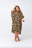 PONCHO - BANANA STAINS NOIR