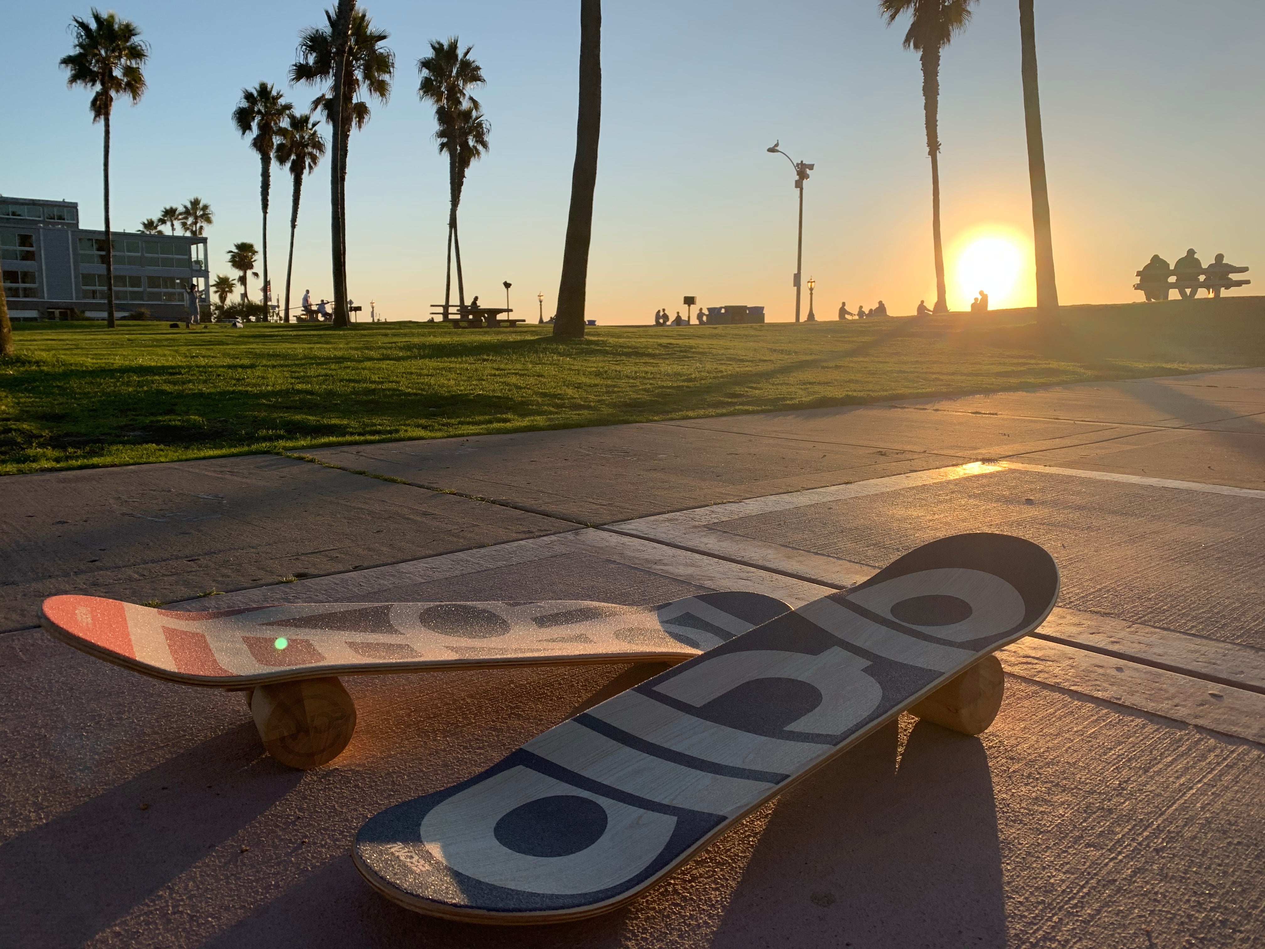 Balance Board TWOB - GRAFIK bleu orange