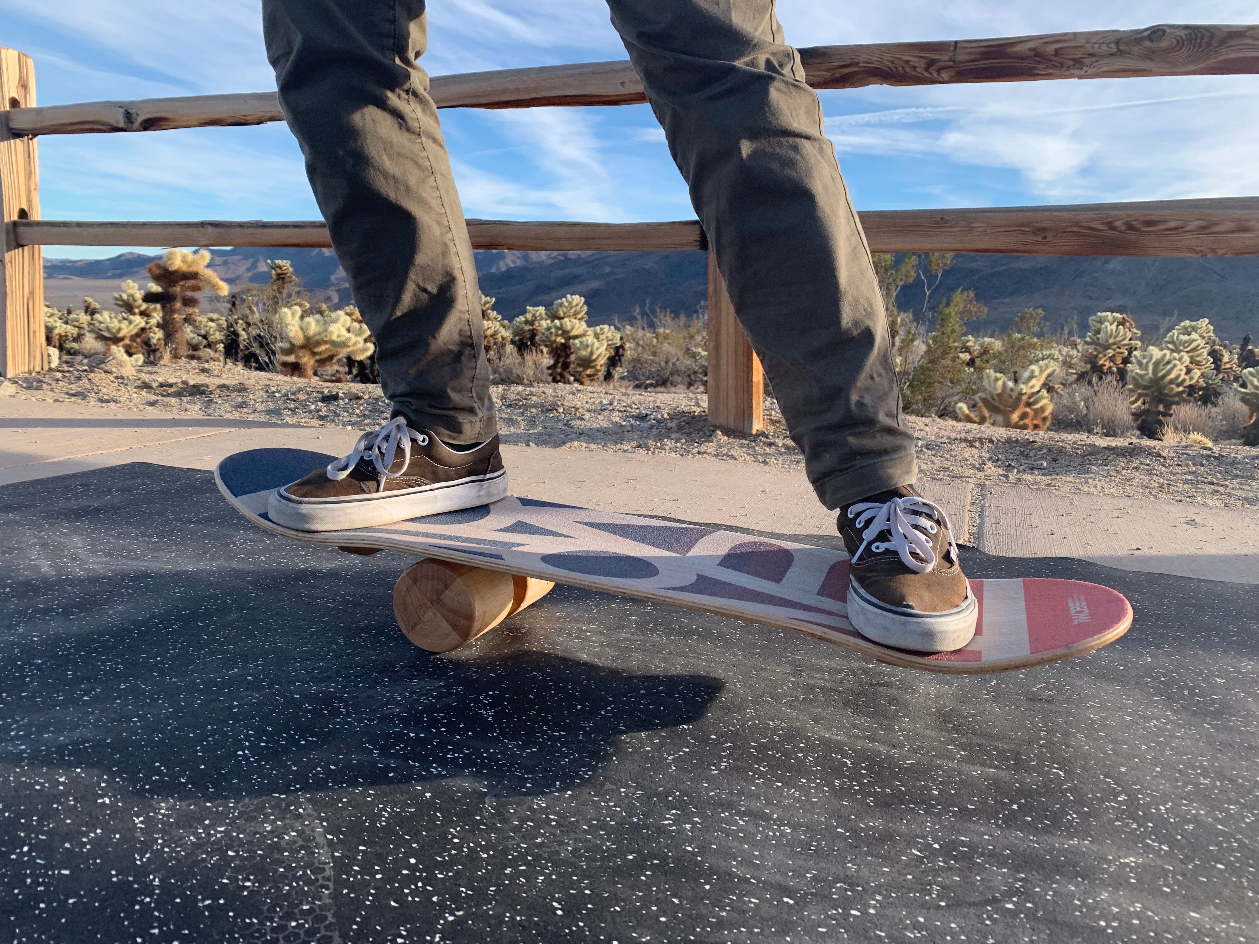 Balance Board TWOB - GRAFIK bleu orange