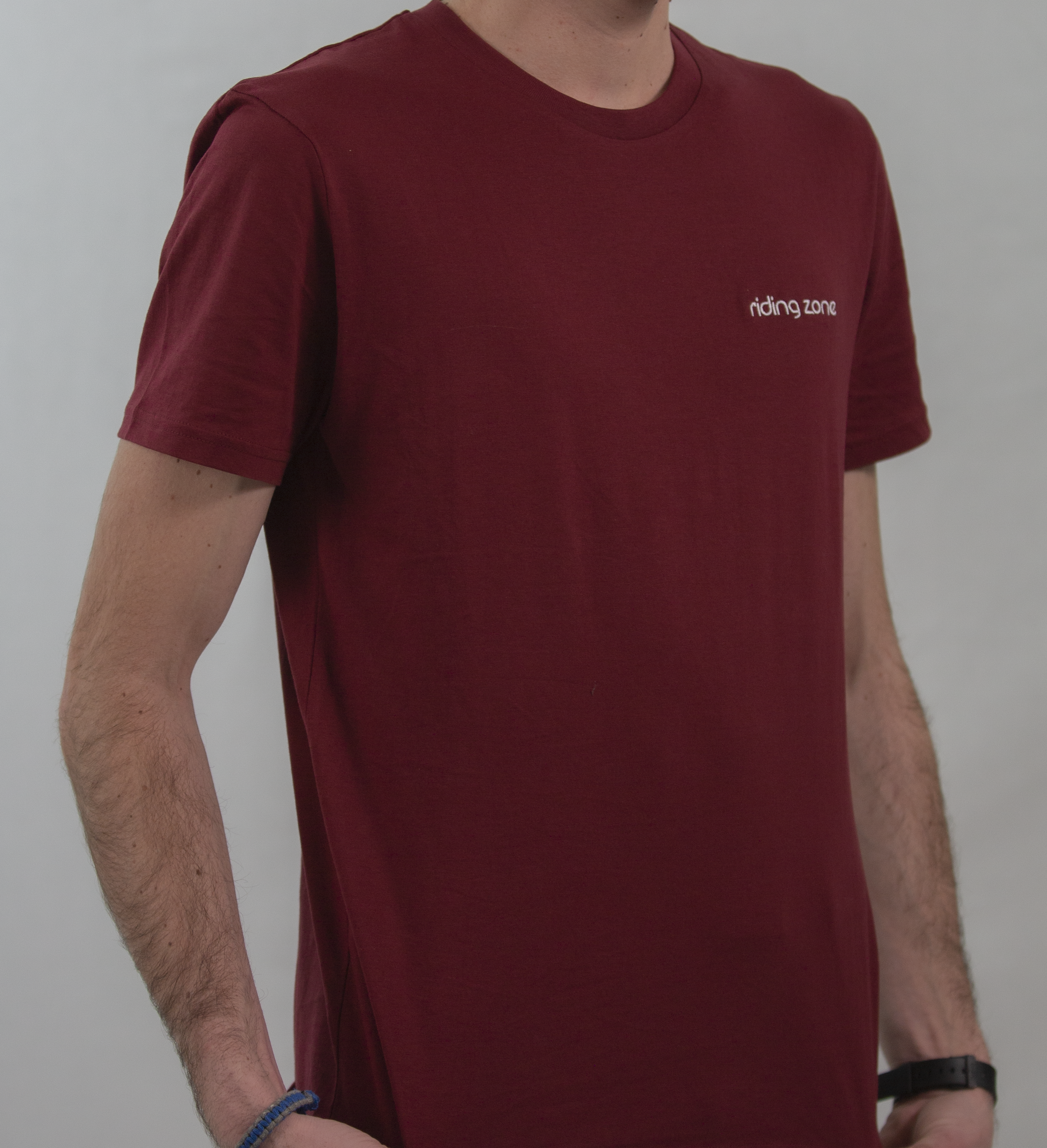 T-shirt brodé - Burgundy