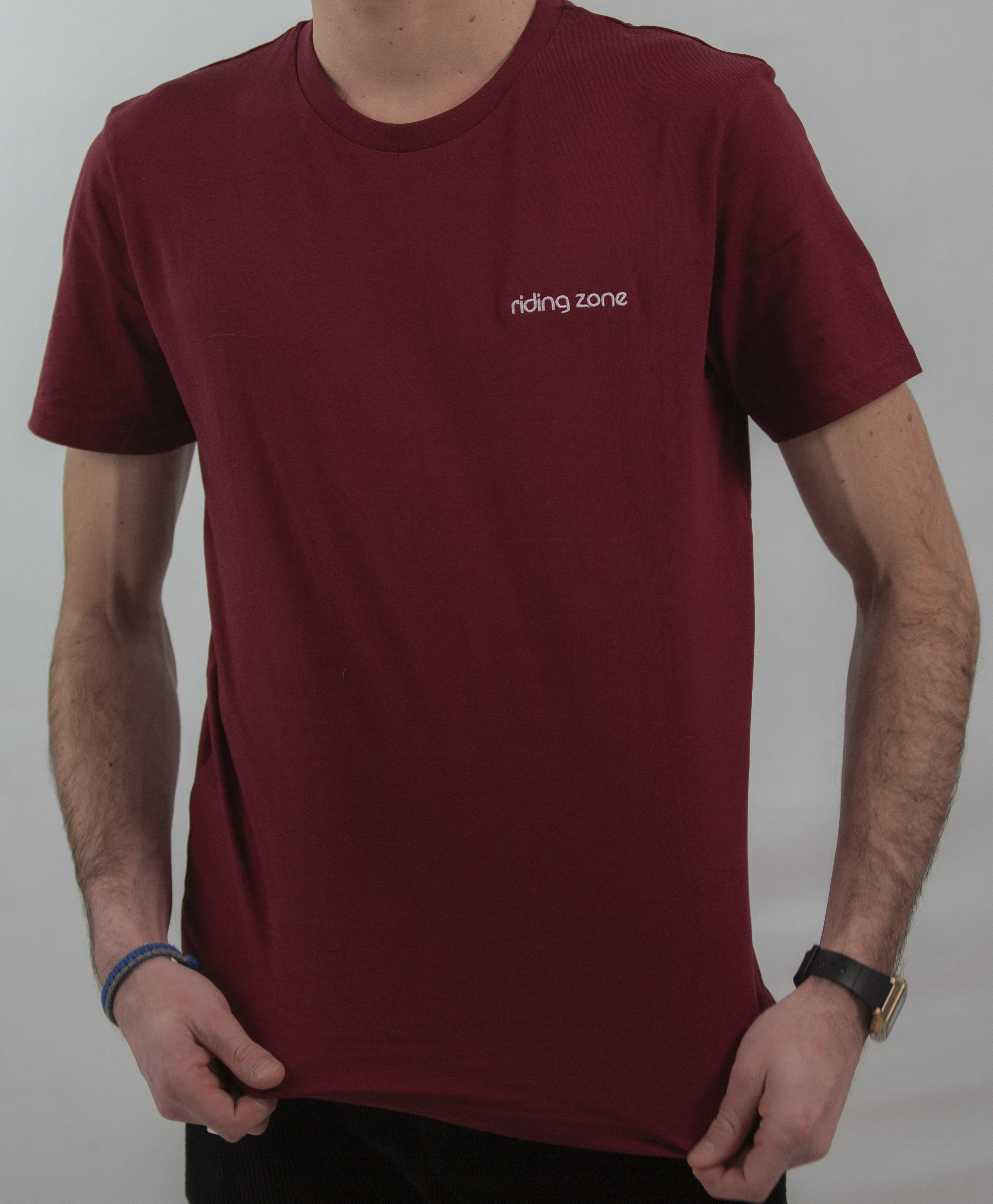 T-shirt brodé - Burgundy