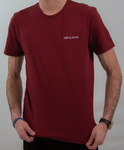 T-shirt brodé - Burgundy